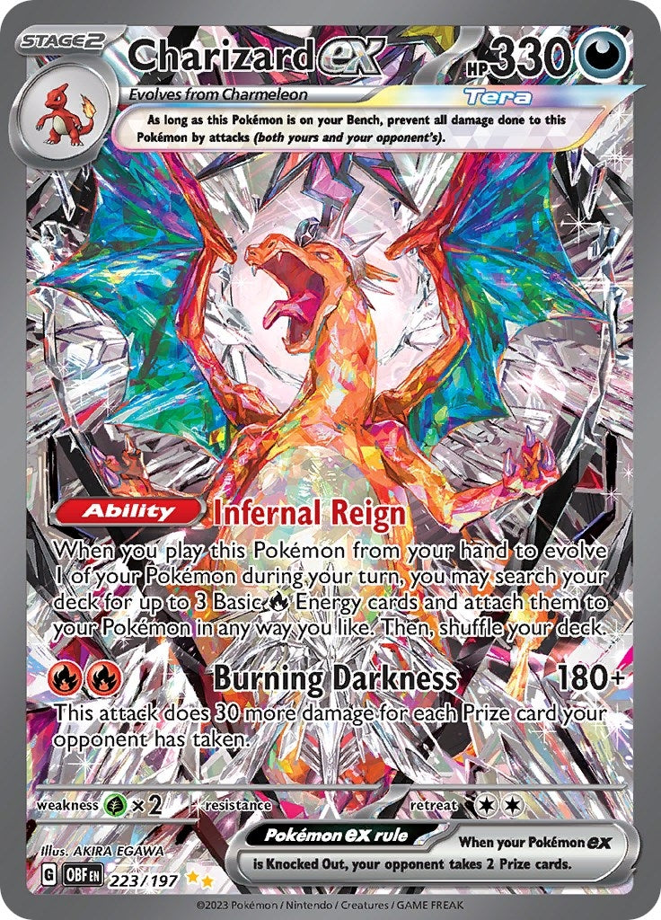 Image for Charizard ex (SV03: Obsidian Flames) (223/197) - Pokemon