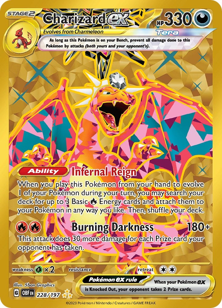 Image for Charizard ex (SV03: Obsidian Flames) (228/197) - Pokemon