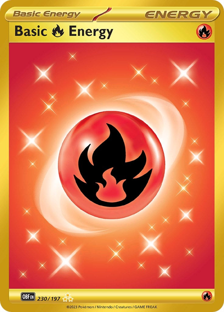 Image for Basic Fire Energy (SV03: Obsidian Flames) (230/197) - Pokemon