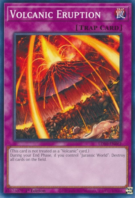 Image for Volcanic Eruption (Legendary Duelists: Soulburning Volcano) (LD10-EN061) - YuGiOh