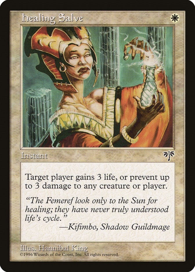 Image for Healing Salve (Mirage) - Magic: The Gathering