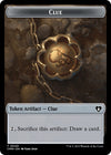 Image for Clue // Rat Double-Sided Token (Commander Masters) (40 // 17) - Magic: The Gathering