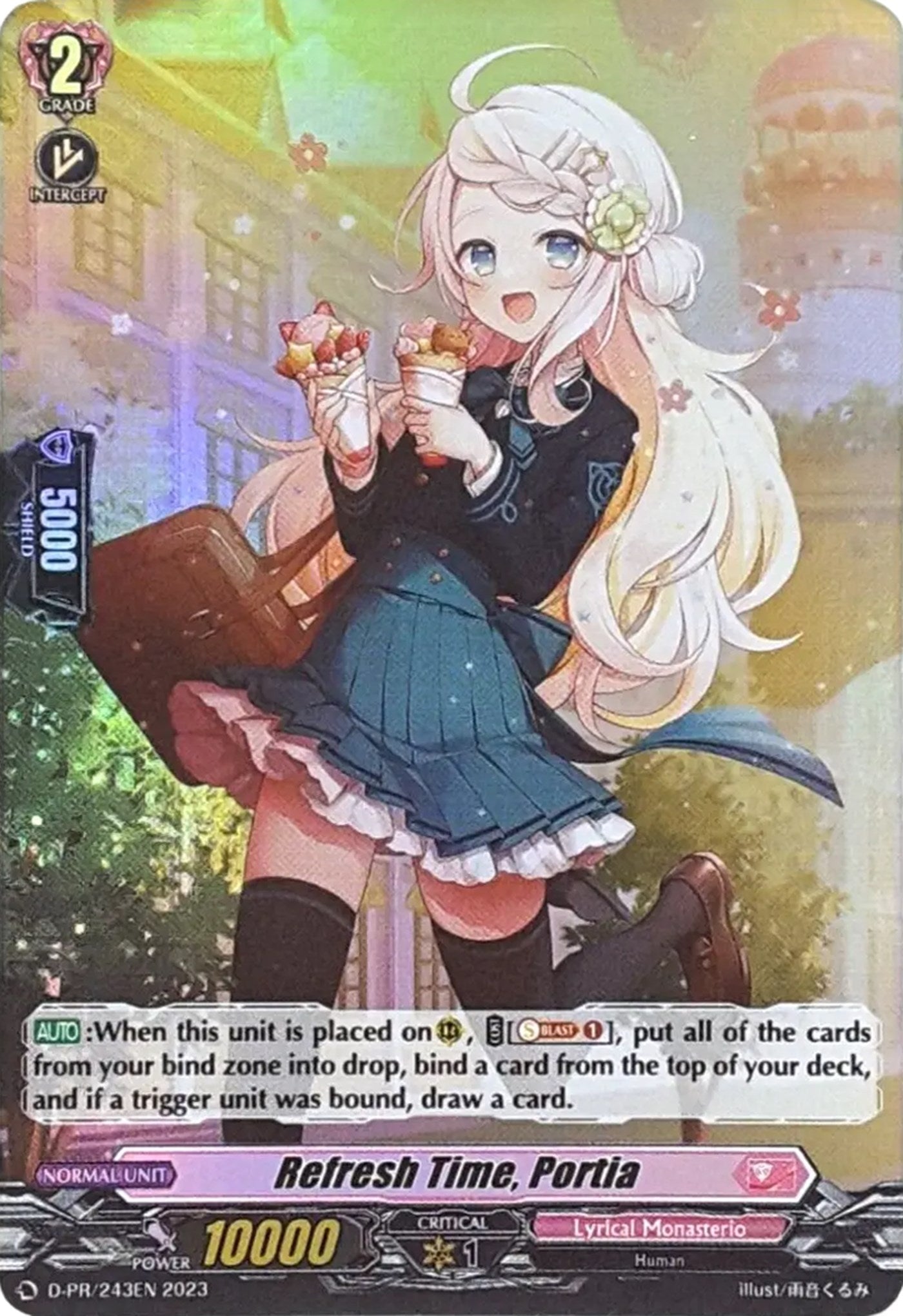 Image for Refresh Time, Portia (Foil) (D Promo Cards) (D-PR/243EN) - Cardfight Vanguard
