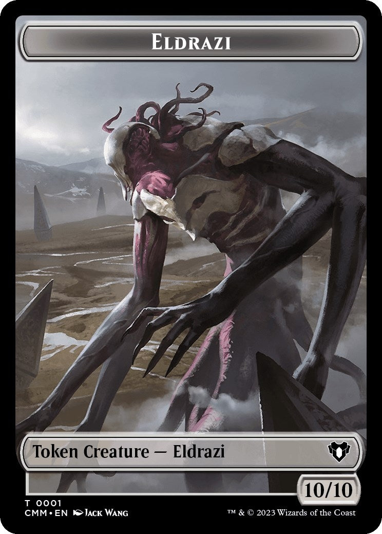 Image for Eldrazi // Kor Soldier Double-Sided Token (Commander Masters) (1 // 8) - Magic: The Gathering
