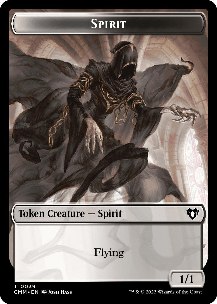Image for Spirit (0039) // Construct (42) Double-Sided Token (Commander Masters) (39 // 42) - Magic: The Gathering