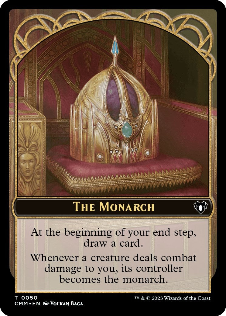 Image for The Monarch // Drake Double-Sided Token (Commander Masters) (50 // 12) - Magic: The Gathering