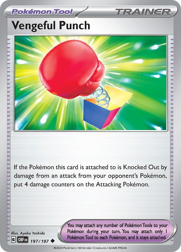 Image for Vengeful Punch (SV03: Obsidian Flames) (197/197) - Pokemon