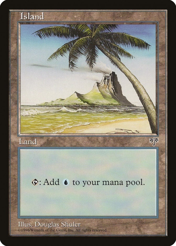 Image for Island (Palm Tree) (Mirage) - Magic: The Gathering