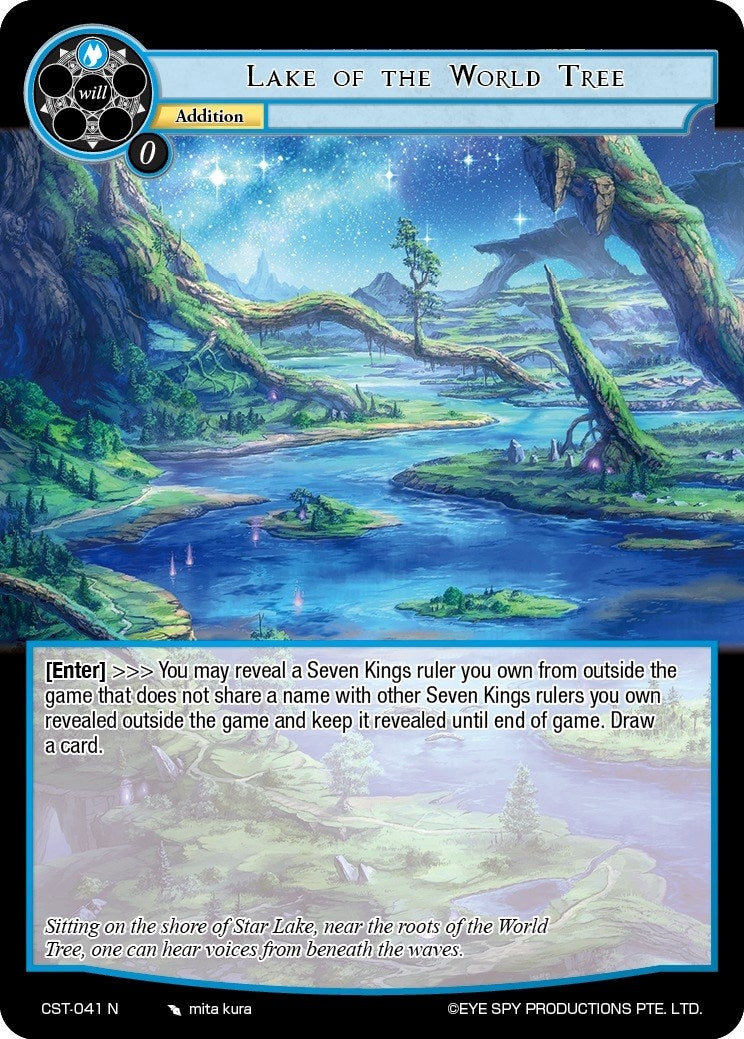 Image for Lake of the World Tree (Clash of the Star Trees) (CST-041 N) - Force of Will