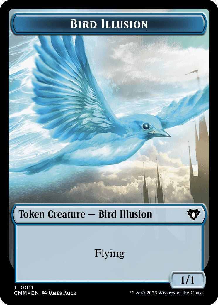 Image for City's Blessing // Bird Illusion Double-Sided Token (Commander Masters) (49 // 11) - Magic: The Gathering