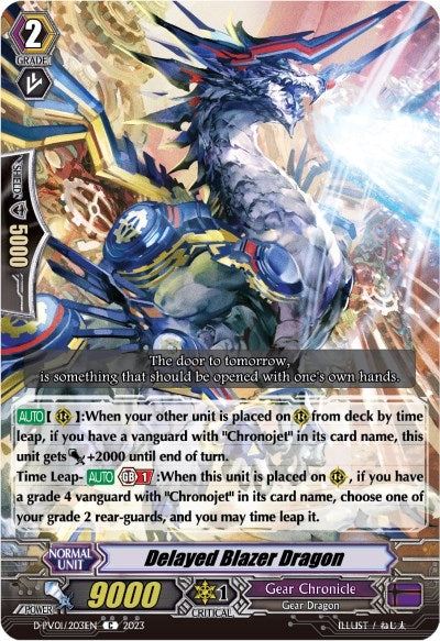 Image for Delayed Blazer Dragon (D-PV01: History Collection) (D-PV01/203EN) - Cardfight Vanguard