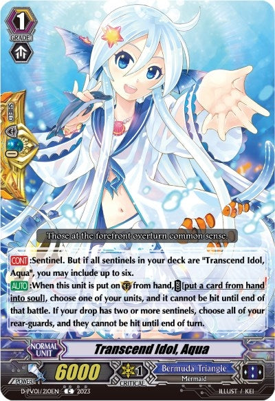 Image for Transcend Idol, Aqua (D-PV01: History Collection) (D-PV01/210EN) - Cardfight Vanguard