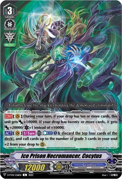 Image for Ice Prison Necromancer, Cocytus (D-PV01: History Collection) (D-PV01/236EN) - Cardfight Vanguard