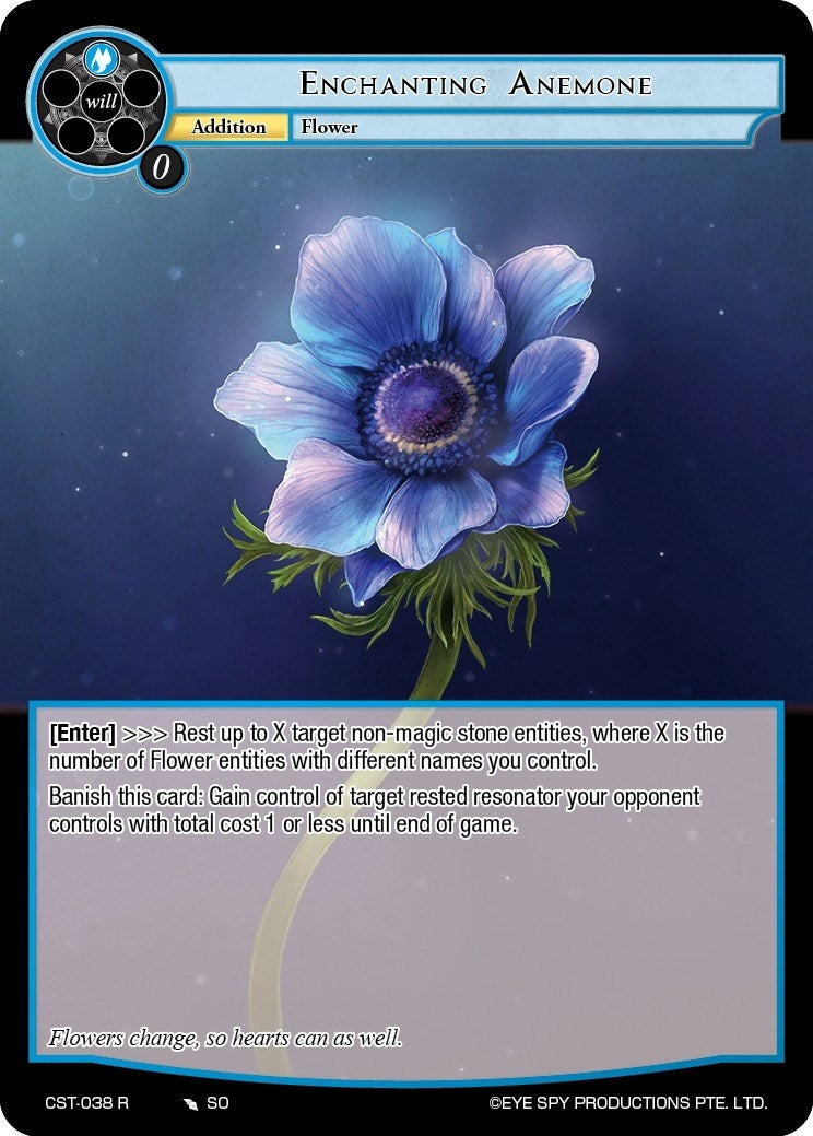 Image for Enchanting Anemone (Clash of the Star Trees) (CST-038 R) - Force of Will