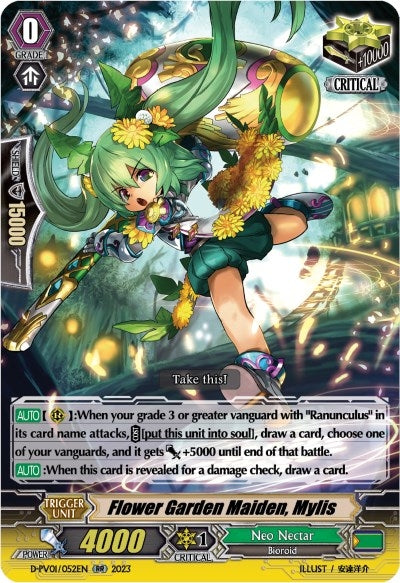 Image for Flower Garden Maiden, Mylis (D-PV01: History Collection) (D-PV01/052EN) - Cardfight Vanguard