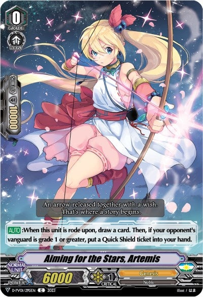 Image for Aiming for the Stars, Artemis (D-PV01: History Collection) (D-PV01/295EN) - Cardfight Vanguard