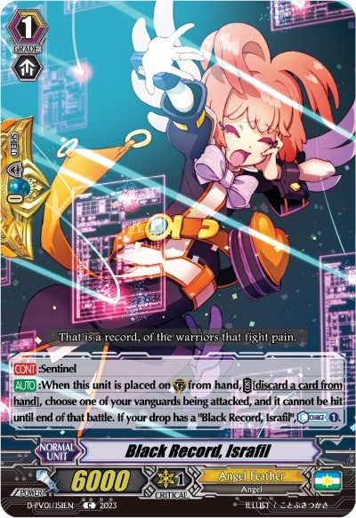 Image for Black Record, Israfil (D-PV01: History Collection) (D-PV01/151EN) - Cardfight Vanguard