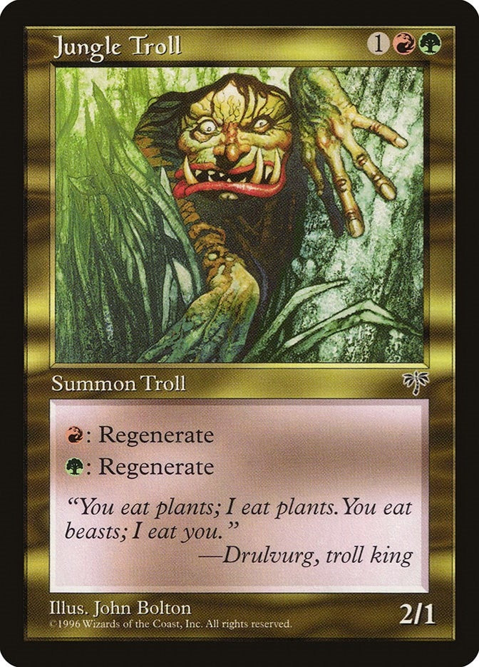Image for Jungle Troll (Mirage) - Magic: The Gathering