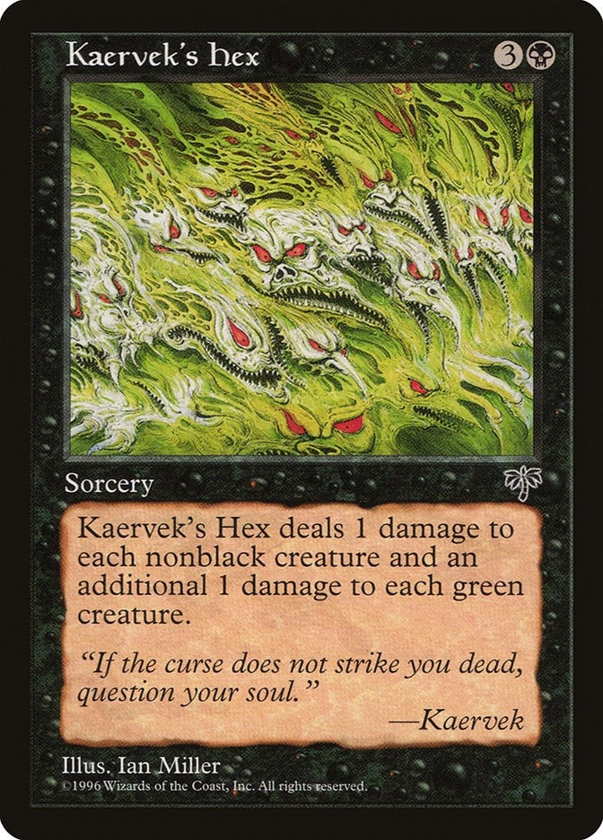 Image for Kaervek's Hex (Mirage) - Magic: The Gathering