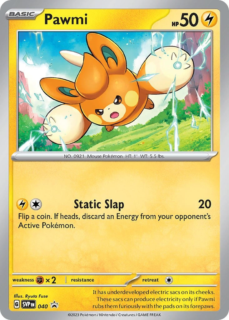 Image for Pawmi - 040 (SV: Scarlet & Violet Promo Cards) (040) - Pokemon