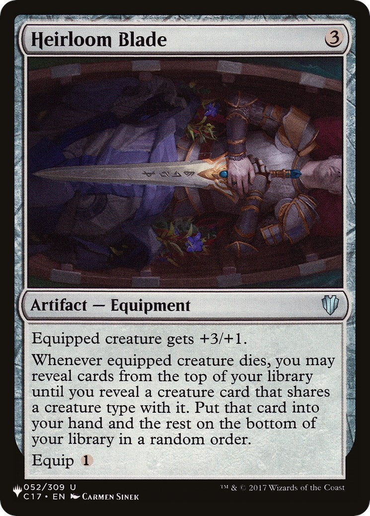 Image for Heirloom Blade (The List Reprints) (52) - Magic: The Gathering