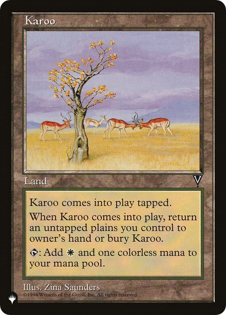 Image for Karoo (VIS) (The List Reprints) - Magic: The Gathering