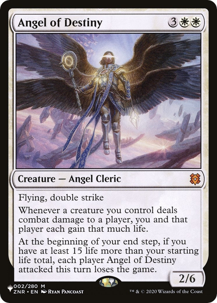 Image for Angel of Destiny (The List Reprints) (2) - Magic: The Gathering