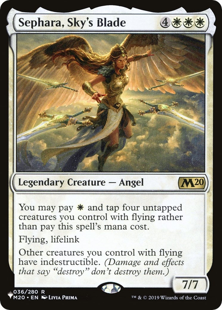 Image for Sephara, Sky's Blade (The List Reprints) (36) - Magic: The Gathering