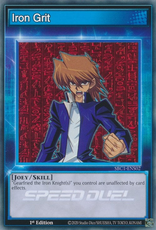 Image for Iron Grit (Speed Duel: Streets of Battle City) (SBC1-ENS02) - YuGiOh