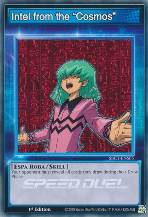 Image for Intel from the "Cosmos" (Speed Duel: Streets of Battle City) (SBC1-ENS05) - YuGiOh