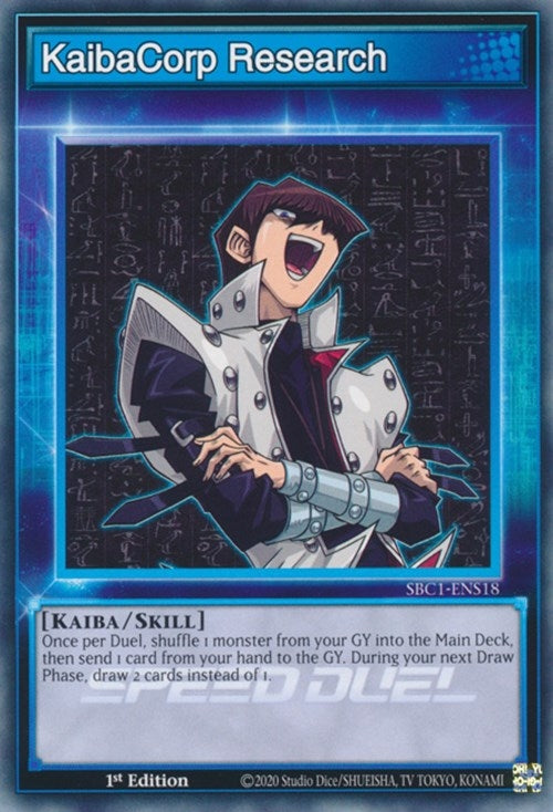 Image for KaibaCorp Research (Speed Duel: Streets of Battle City) (SBC1-ENS18) - YuGiOh