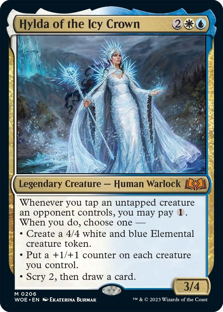Image for Hylda of the Icy Crown (Wilds of Eldraine) (206) - Magic: The Gathering