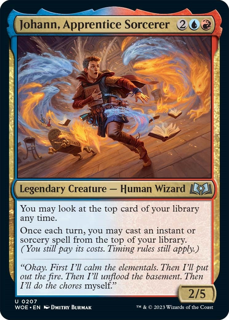 Image for Johann, Apprentice Sorcerer (Wilds of Eldraine) (207) - Magic: The Gathering