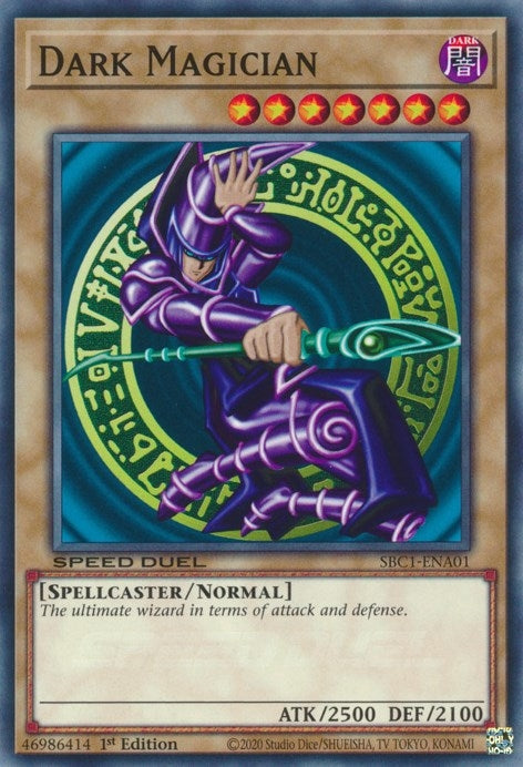 Image for Dark Magician (A) (Speed Duel: Streets of Battle City) (SBC1-ENA01) - YuGiOh