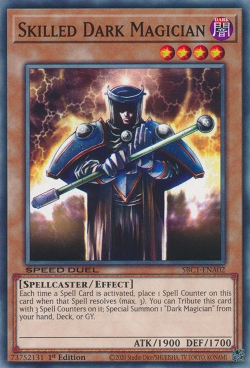 Image for Skilled Dark Magician (Speed Duel: Streets of Battle City) (SBC1-ENA02) - YuGiOh