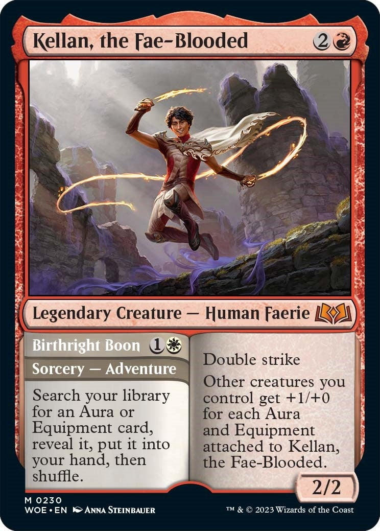 Image for Kellan, the Fae-Blooded (Wilds of Eldraine) (230) - Magic: The Gathering