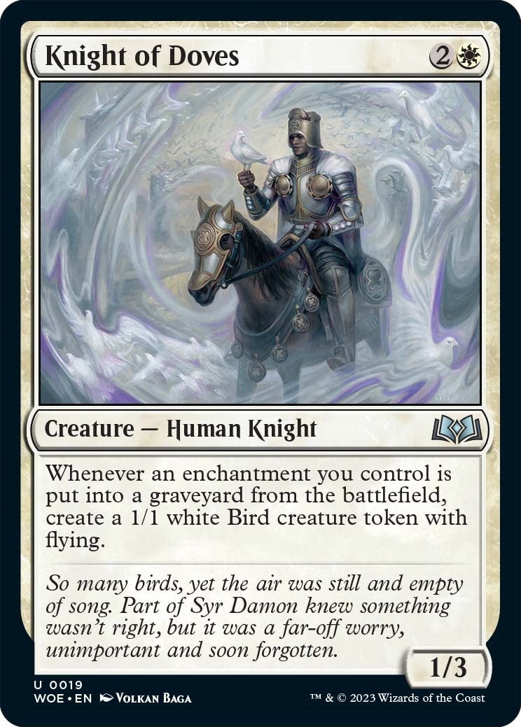 Image for Knight of Doves (Wilds of Eldraine) (19) - Magic: The Gathering