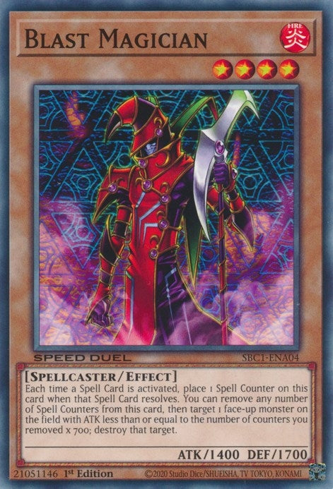 Image for Blast Magician (Speed Duel: Streets of Battle City) (SBC1-ENA04) - YuGiOh