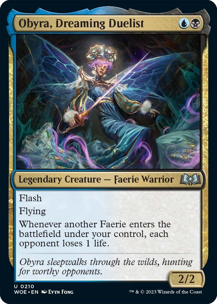 Image for Obyra, Dreaming Duelist (Wilds of Eldraine) (210) - Magic: The Gathering