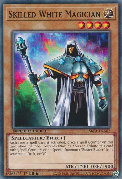 Image for Skilled White Magician (Speed Duel: Streets of Battle City) (SBC1-ENA07) - YuGiOh