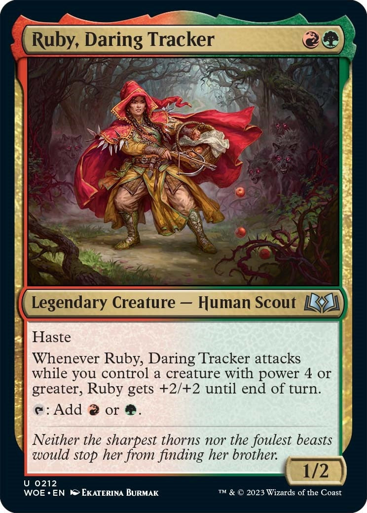 Image for Ruby, Daring Tracker (Wilds of Eldraine) (212) - Magic: The Gathering