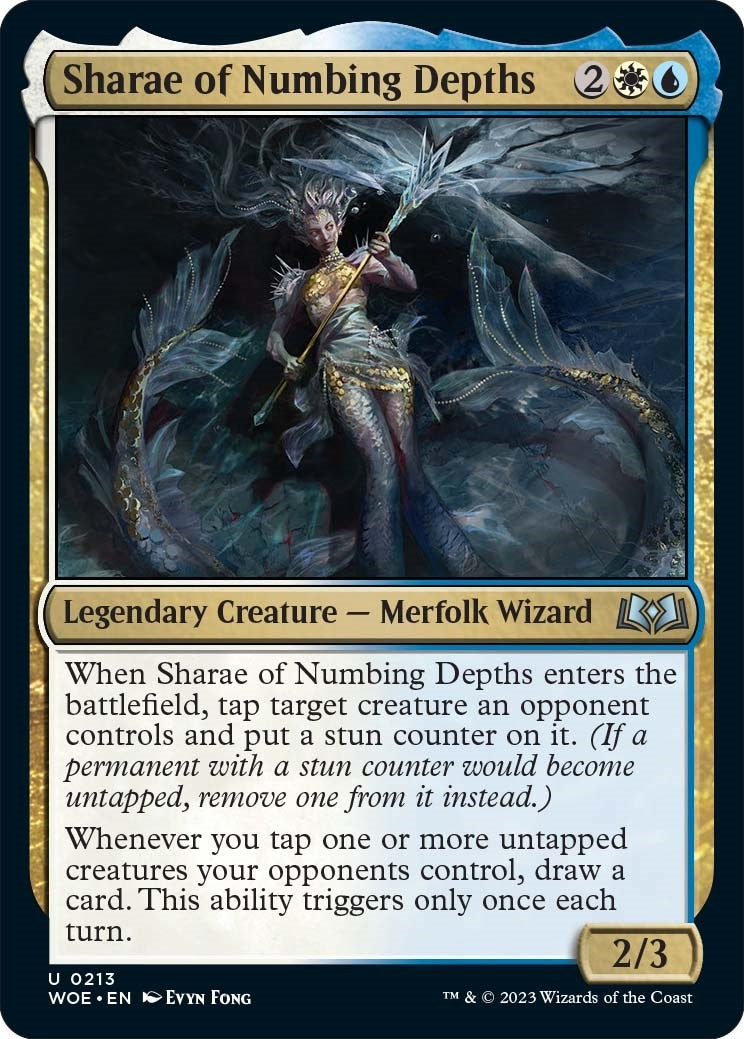 Image for Sharae of Numbing Depths (Wilds of Eldraine) (213) - Magic: The Gathering