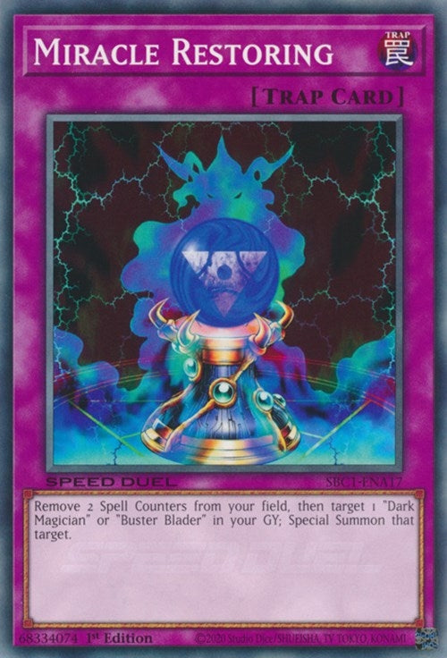 Image for Miracle Restoring (Speed Duel: Streets of Battle City) (SBC1-ENA17) - YuGiOh