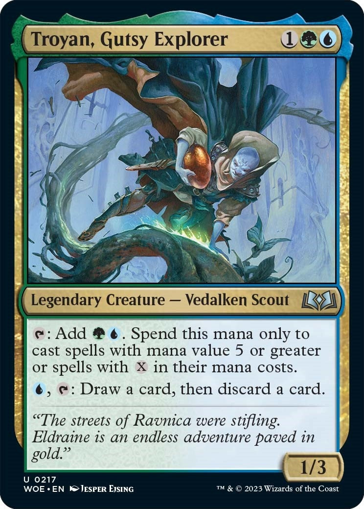 Image for Troyan, Gutsy Explorer (Wilds of Eldraine) (217) - Magic: The Gathering