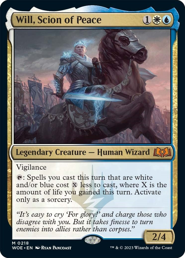 Image for Will, Scion of Peace (Wilds of Eldraine) (218) - Magic: The Gathering