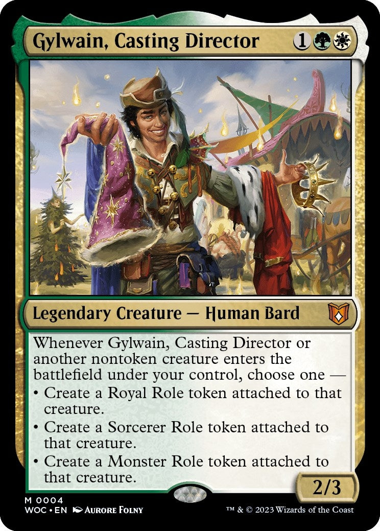 Image for Gylwain, Casting Director (Commander: Wilds of Eldraine) (4) - Magic: The Gathering