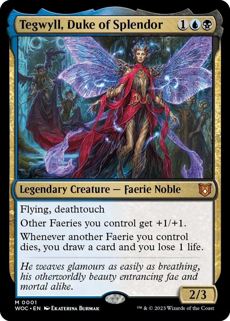 Image for Tegwyll, Duke of Splendor (Commander: Wilds of Eldraine) (1) - Magic: The Gathering