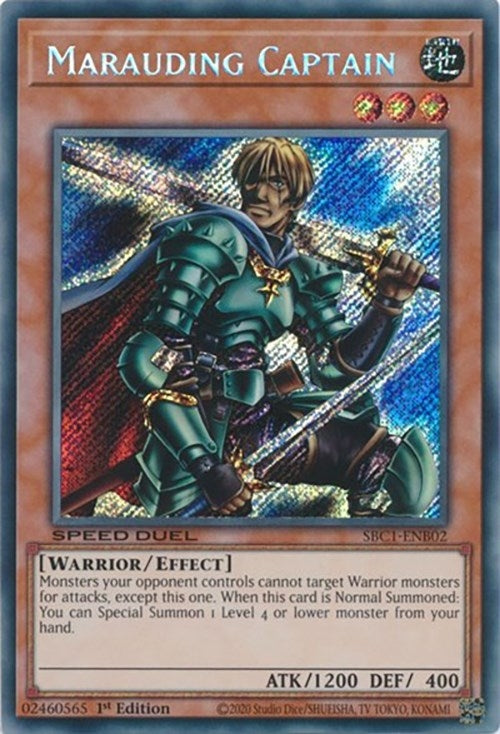 Image for Marauding Captain (Secret Rare) (Speed Duel: Streets of Battle City) (SBC1-ENB02) - YuGiOh