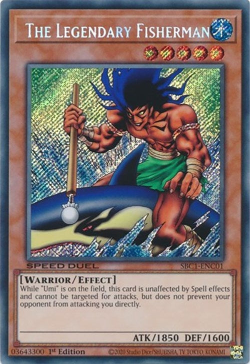 Image for The Legendary Fisherman (Secret Rare) (Speed Duel: Streets of Battle City) (SBC1-ENC01) - YuGiOh