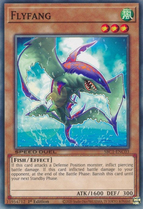 Image for Flyfang (Speed Duel: Streets of Battle City) (SBC1-ENC03) - YuGiOh